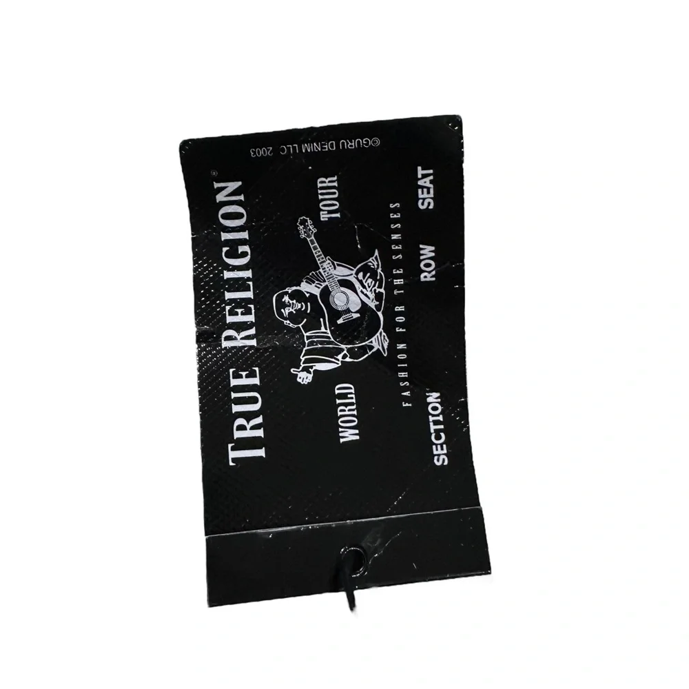 True Religion Buddha World Tour Geno Relaxed Slim Black Wash Jeans Sz 30x32 NWT - Picture 3 of 16